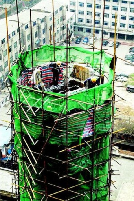 烟囱如何拆除及施工人员应具备的条件